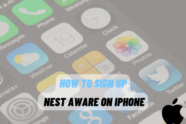 How to sign up for nest aware on iPhone