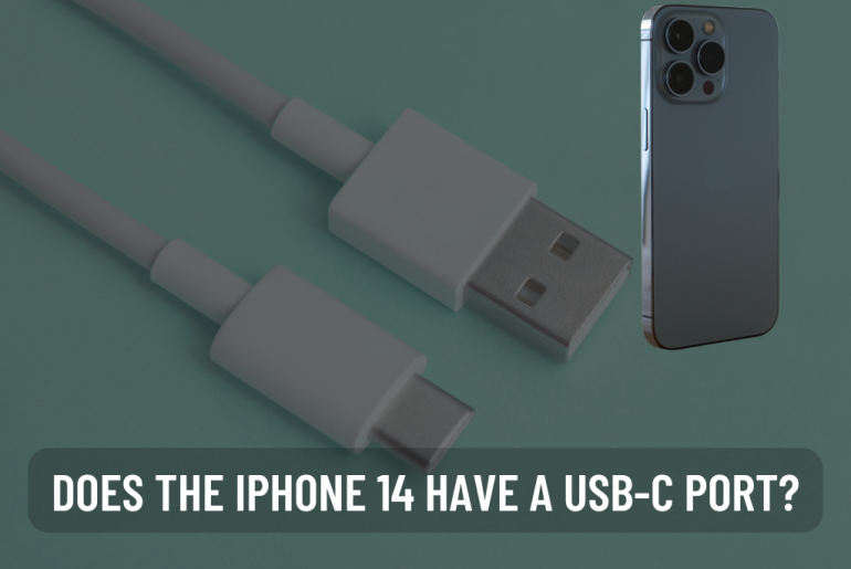 Does the iPhone 14 have a USB-C port?