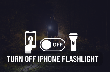 Turn off iPhone flashlight